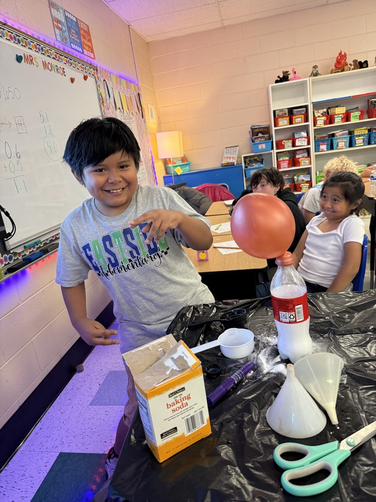 Summer Monroe's Class at East Side Elementary Explores Chemistry and Chemical Reactions