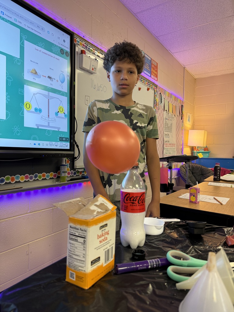 Summer Monroe's Class at East Side Elementary Explores Chemistry and Chemical Reactions