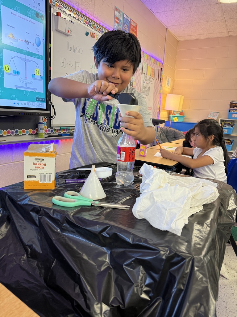 Summer Monroe's Class at East Side Elementary Explores Chemistry and Chemical Reactions