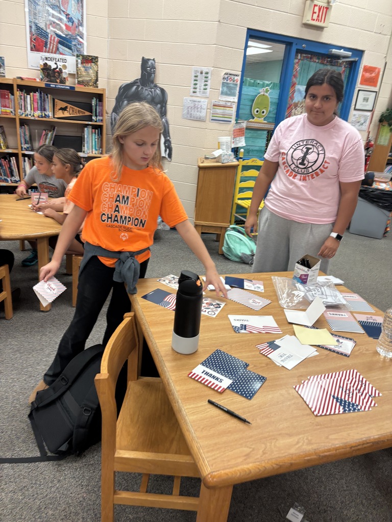 Cascade High School Interact Club Creates First Elementary Interact Club