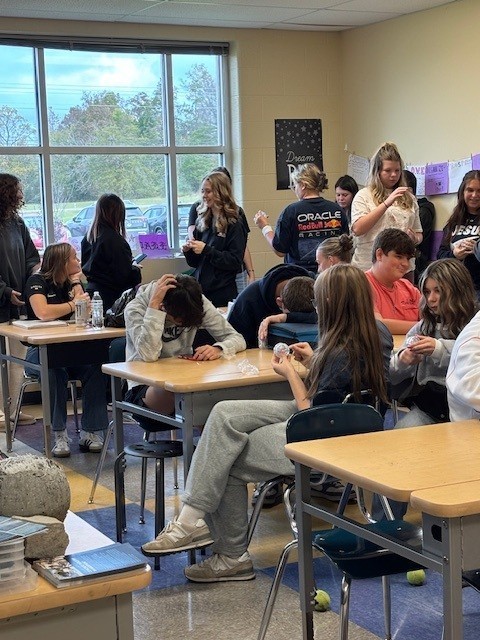 Jon Huddleston from MTSU Visits Community HS JAG Class