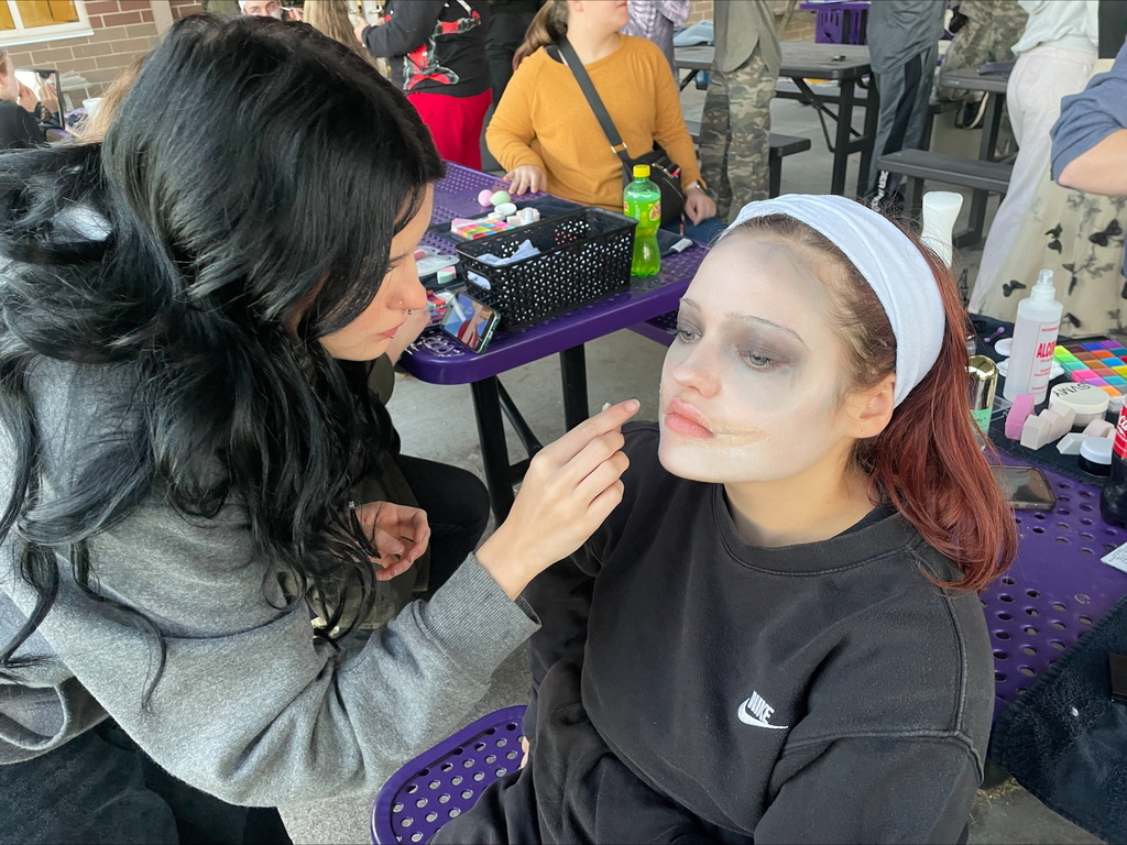 people dressed up for halloween