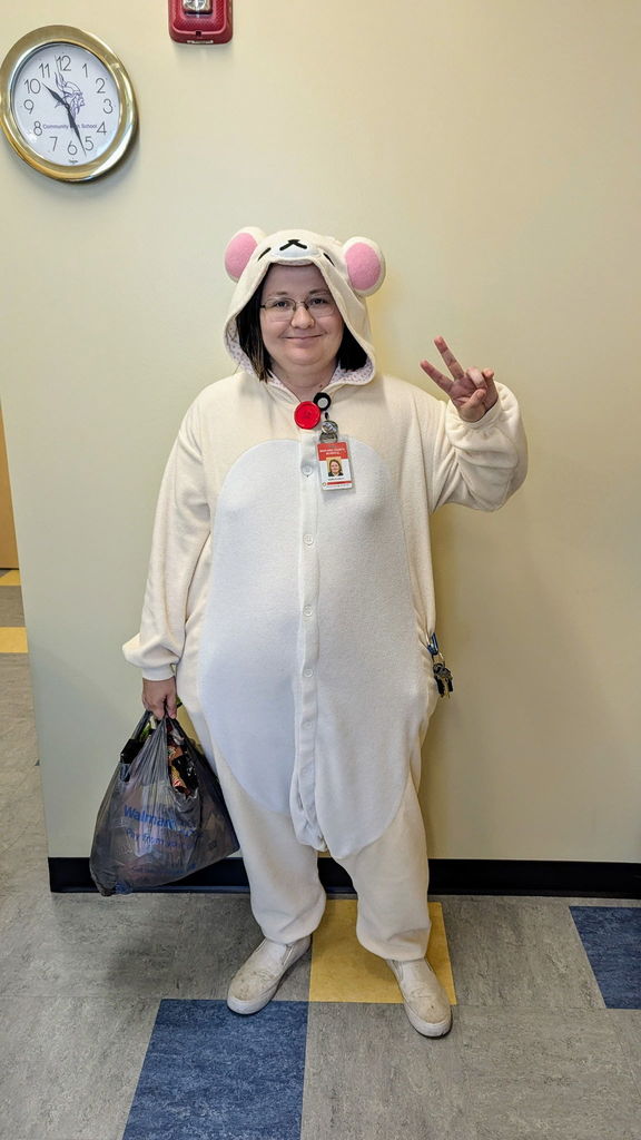 people dressed up for Halloween