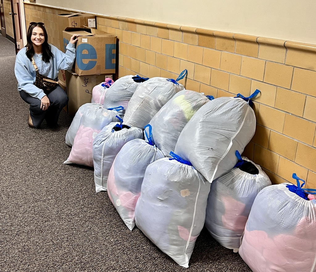 Haley Mitchell and New Vision Baptist Church Coat Drive Donation