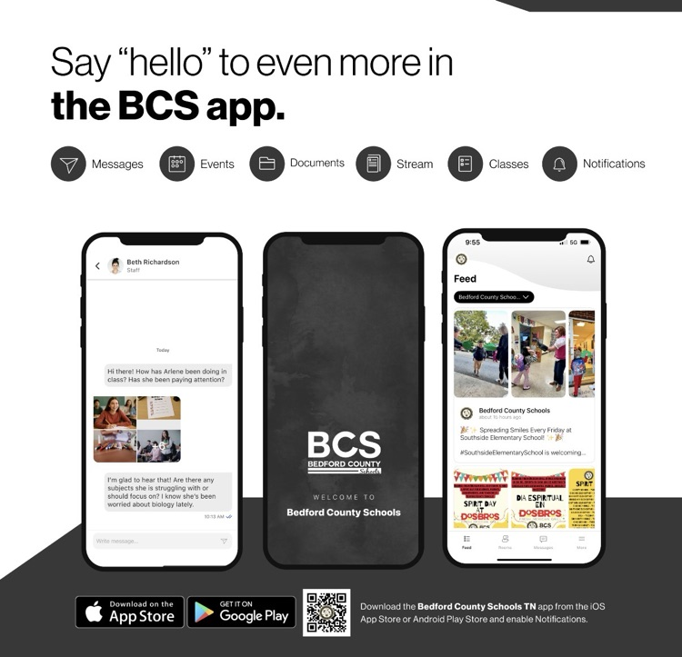 it’s here! download the BCS app