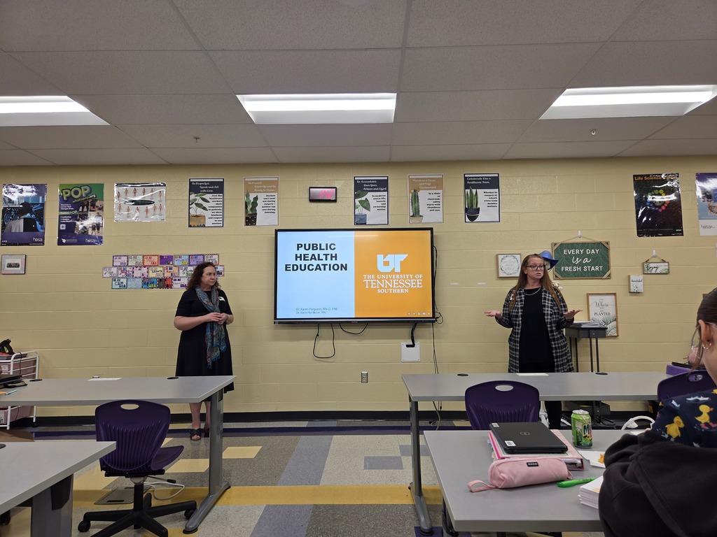 UT Southern Representatives Visit Community High School Health Science Class