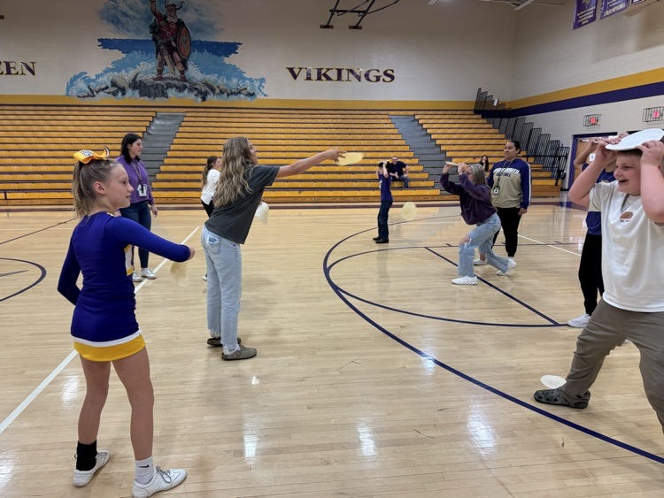 students playing a game