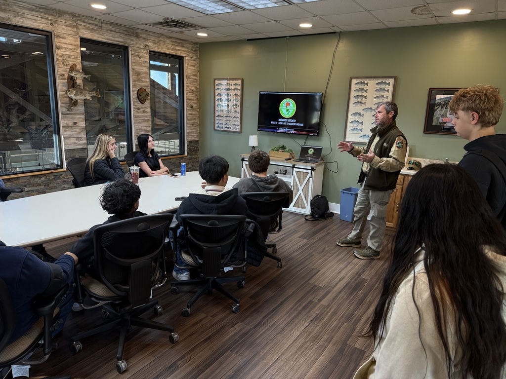 SCHS Agriscience Class Visits the Normandy Fish Hatchery