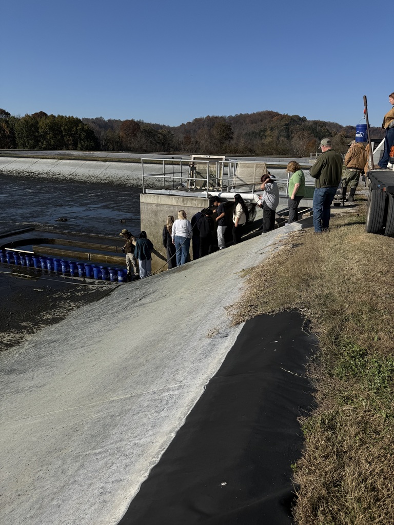 SCHS Agriscience Class Visits the Normandy Fish Hatchery