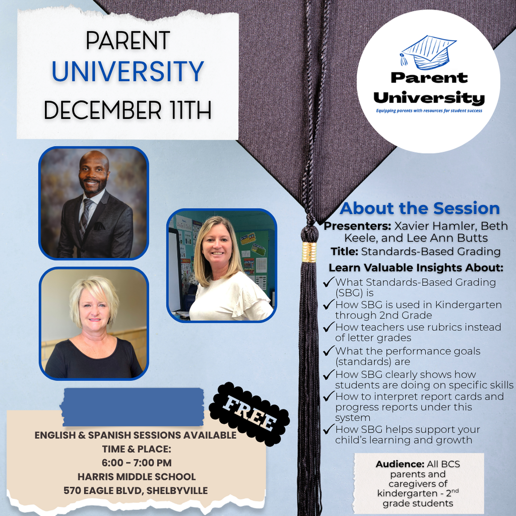 Parent University December 11th