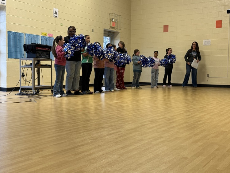 boys basketball and cheerleaders