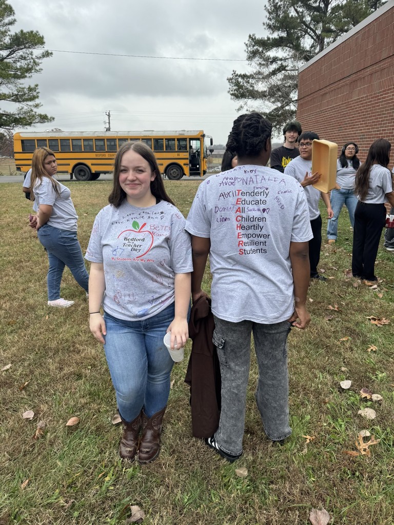 SCHS TAP II & FCCLA Students Participate in Bedford Be a Teacher Day at Southside Elementary