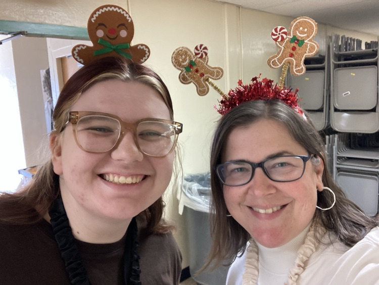 students dressed as gingerbread 