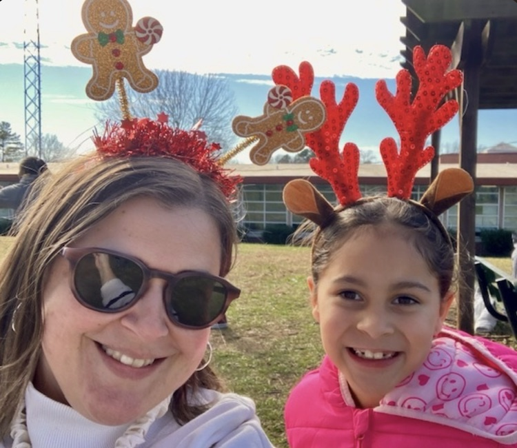 students dressed as gingerbread 