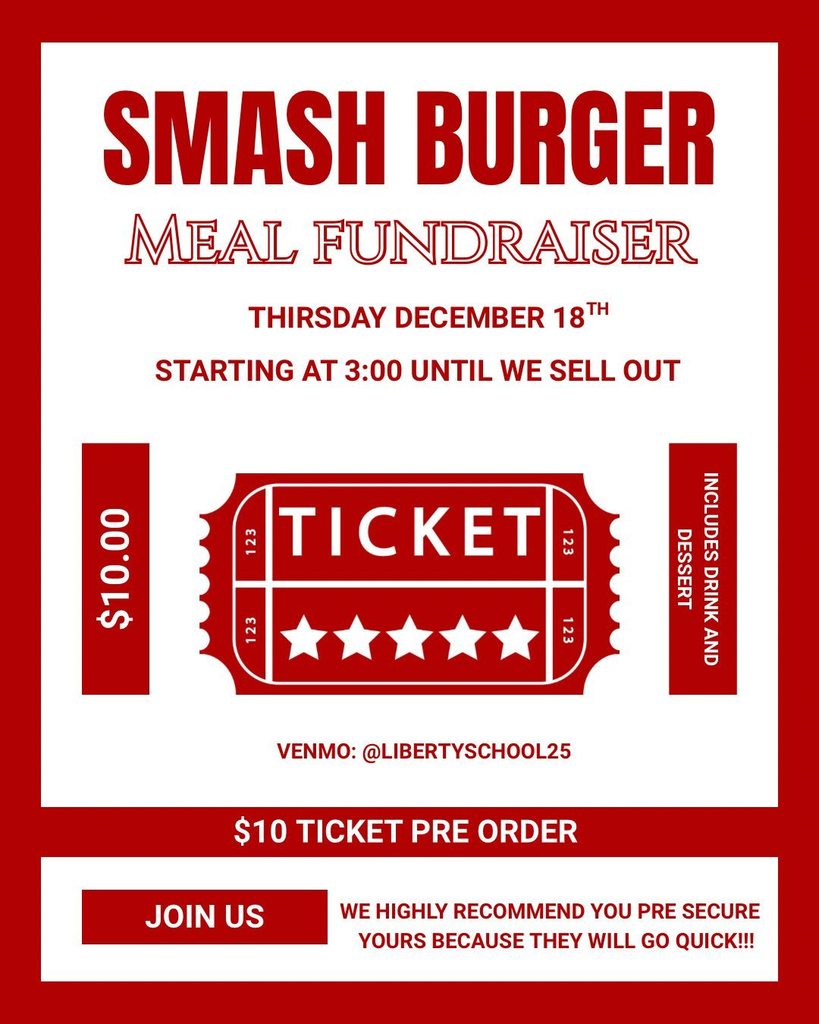 Smash Burger Meal Fundraiser
