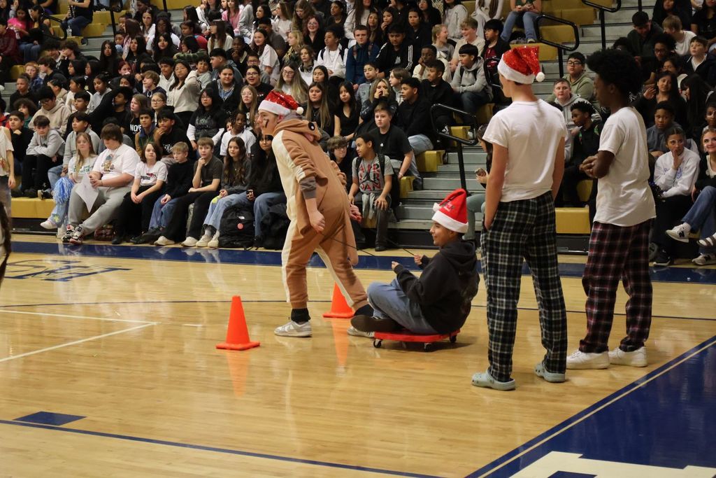 Harris Middle School Winter Whiteout Homecoming Pep Rally