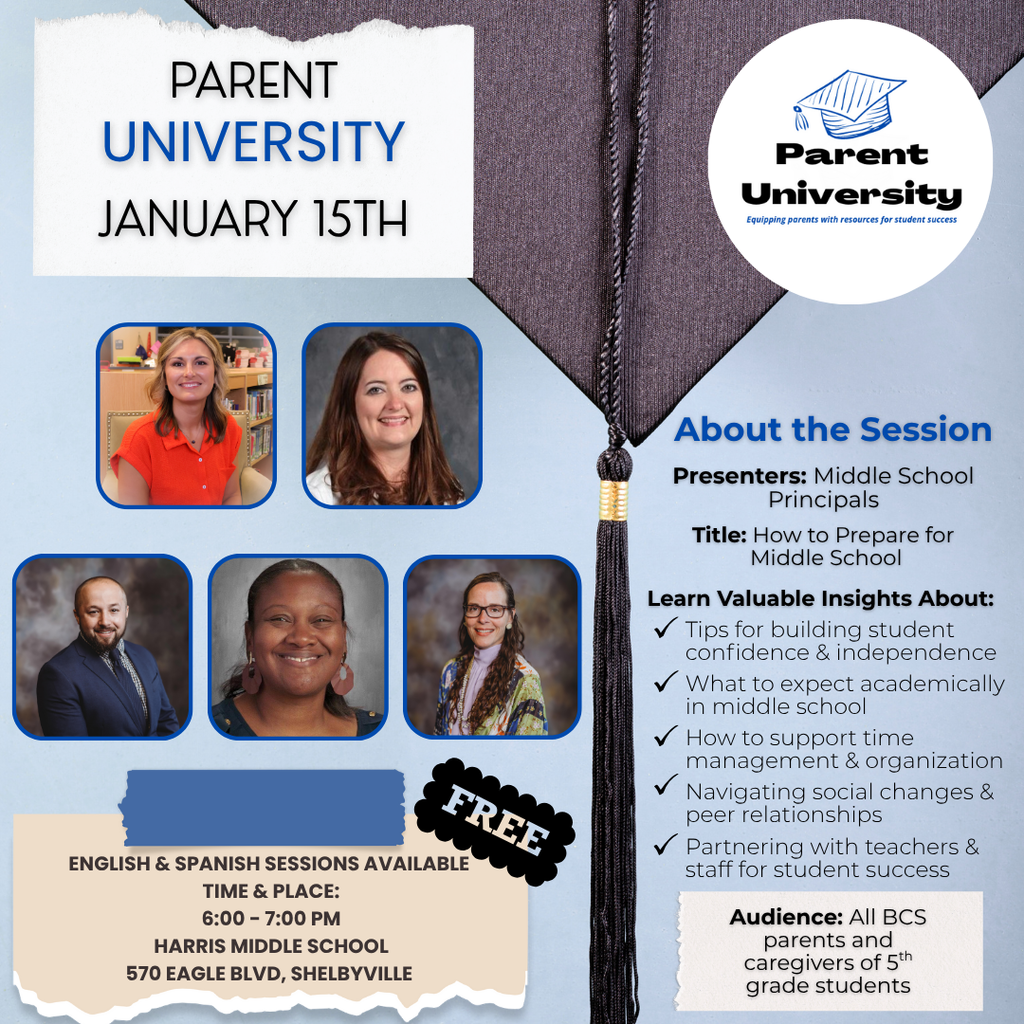 Parent University January 15th
