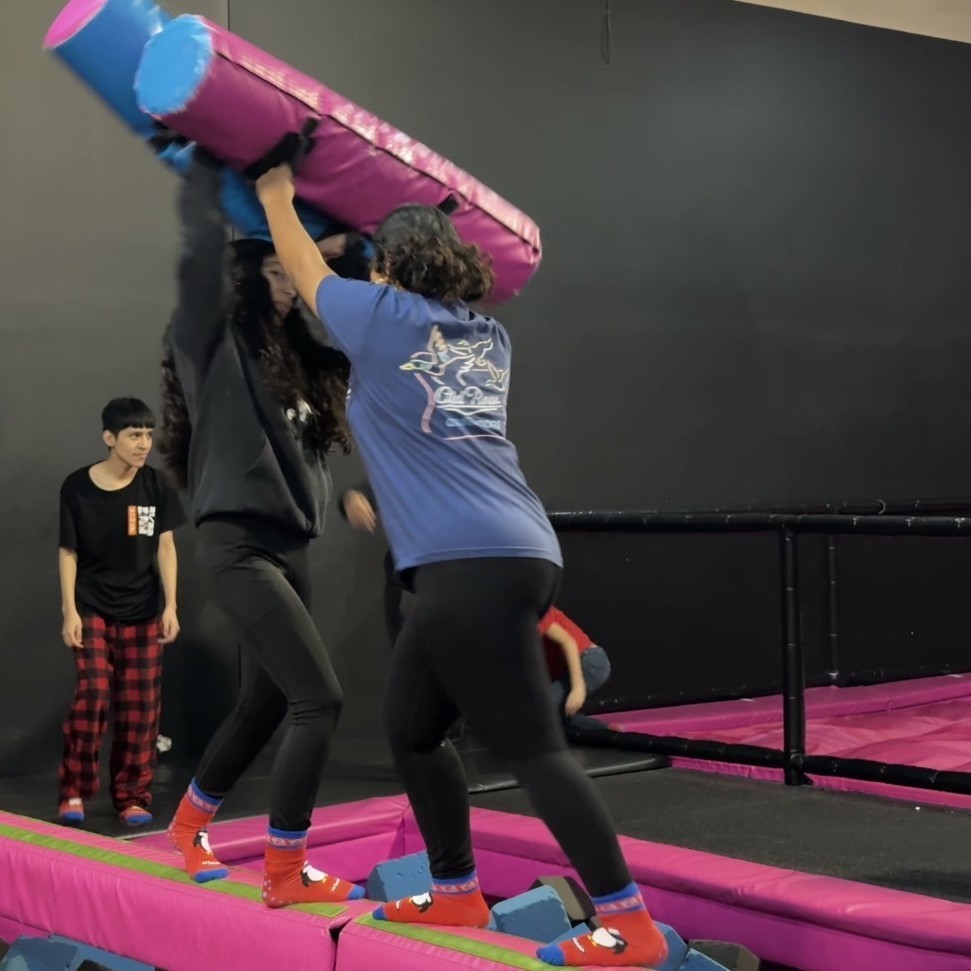 Students enjoying Urban Air Field Trip 