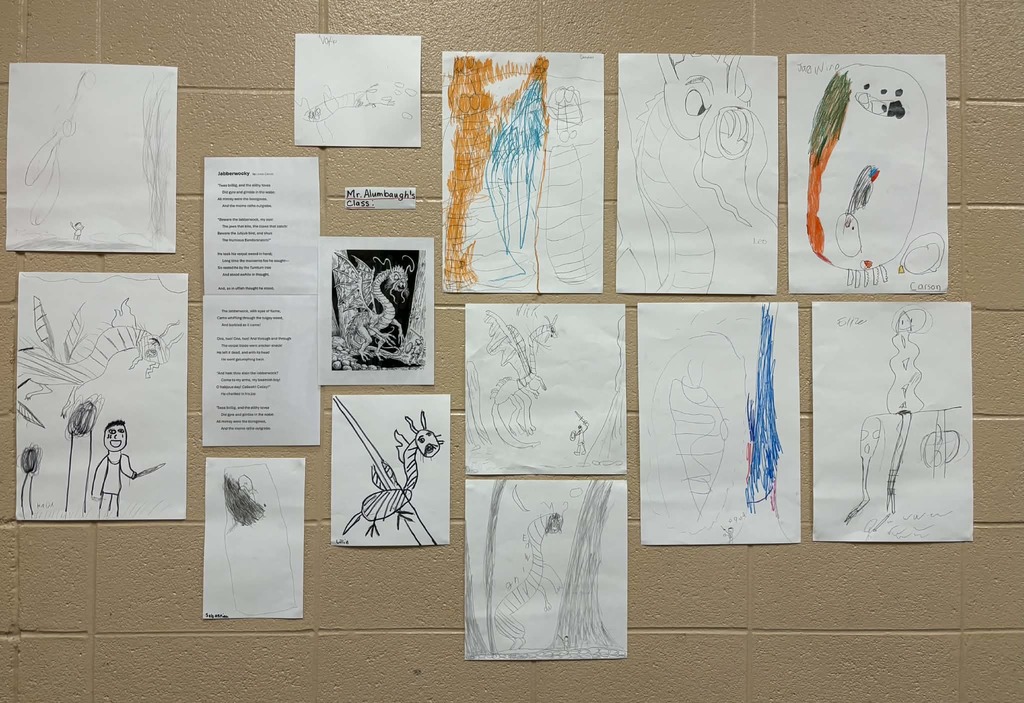 Artwork from the classrooom of Mr. Paul