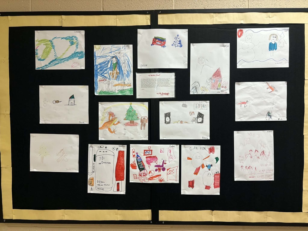 Artwork from the classrooom of Mr. Paul