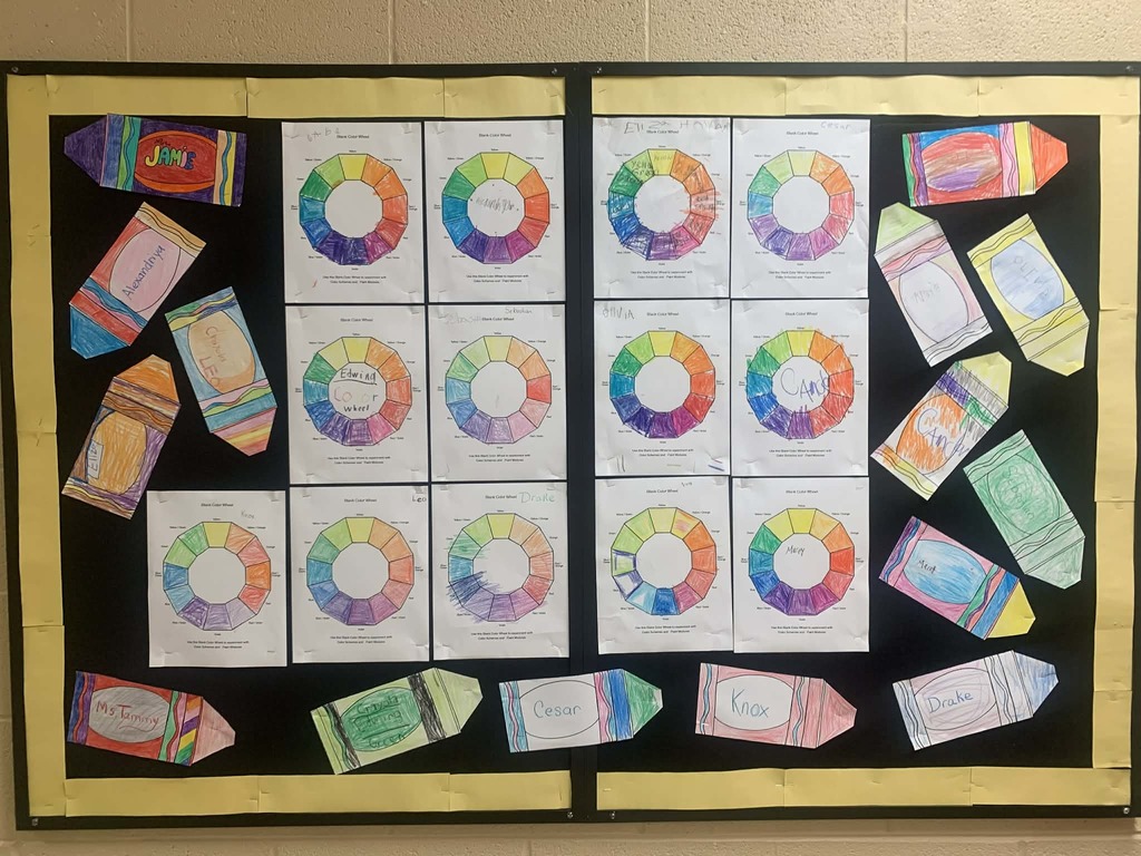 Artwork from the classrooom of Mr. Paul