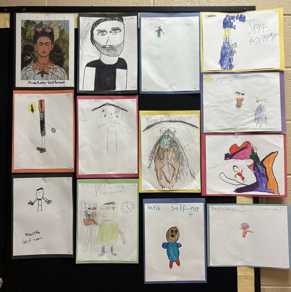 Artwork from the classrooom of Mr. Paul