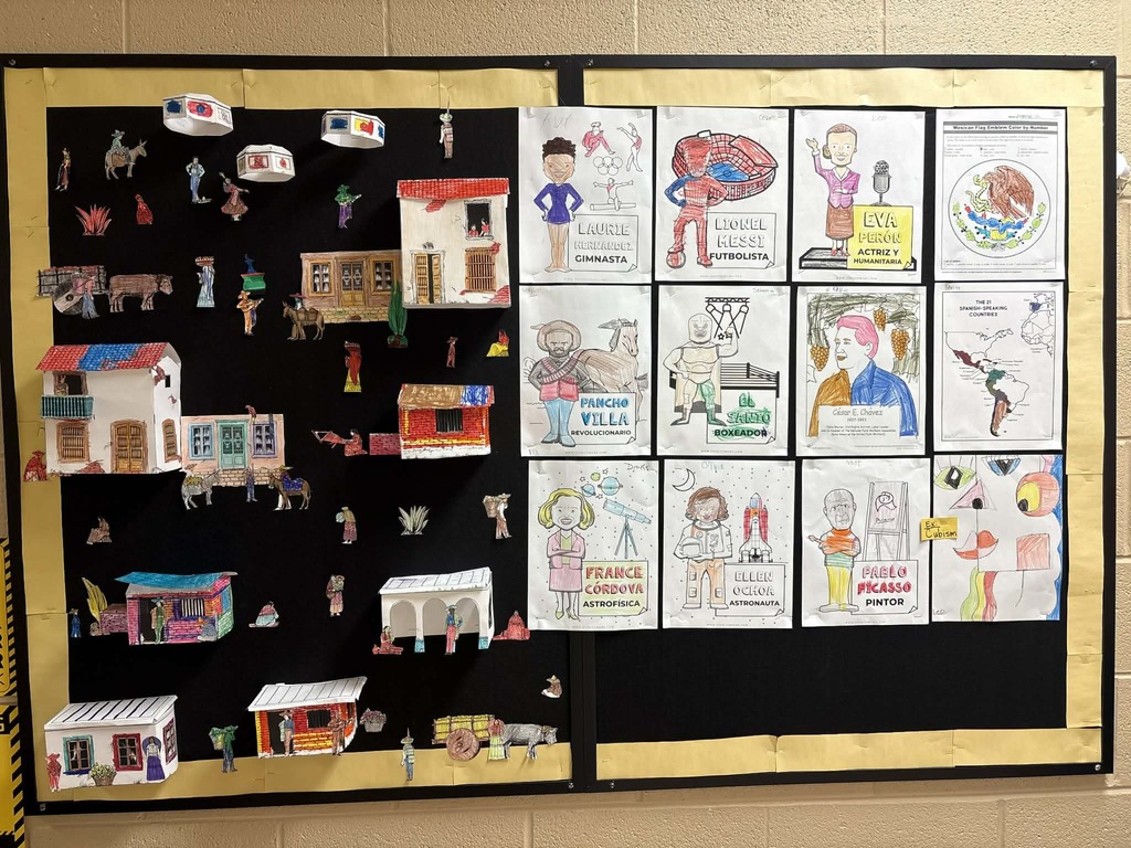 Artwork from the classrooom of Mr. Paul