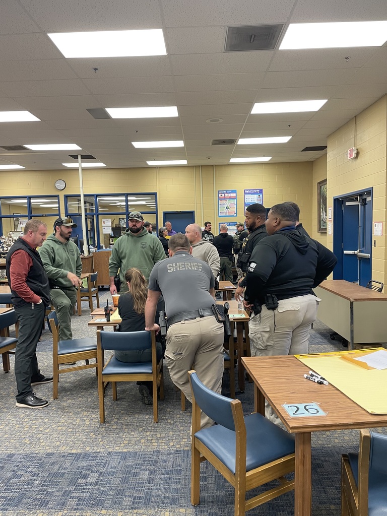 Bedford County Schools SRO Officers Come Together to Prepare for the March Emergency Preparedness Drill