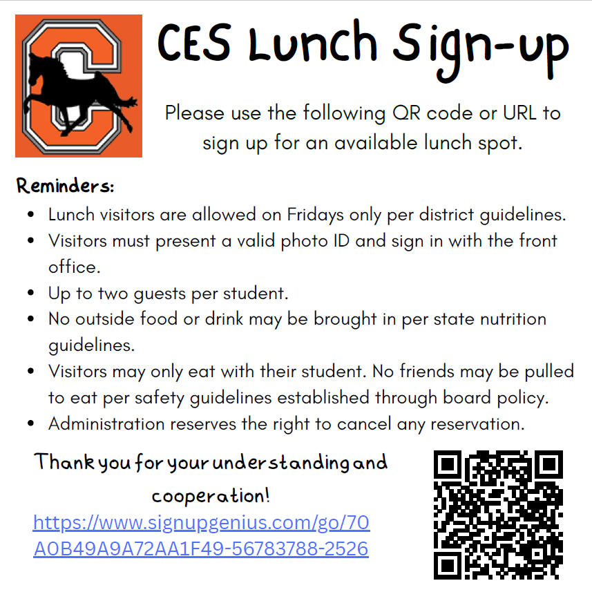 CES 25-26 Lunch Sign-up