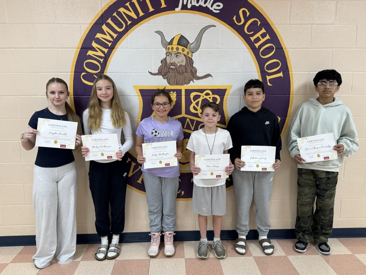 students with certificates