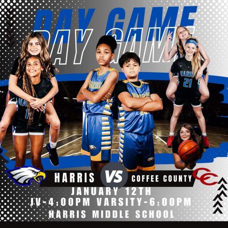 Harris Middle School vs Coffee County basketball