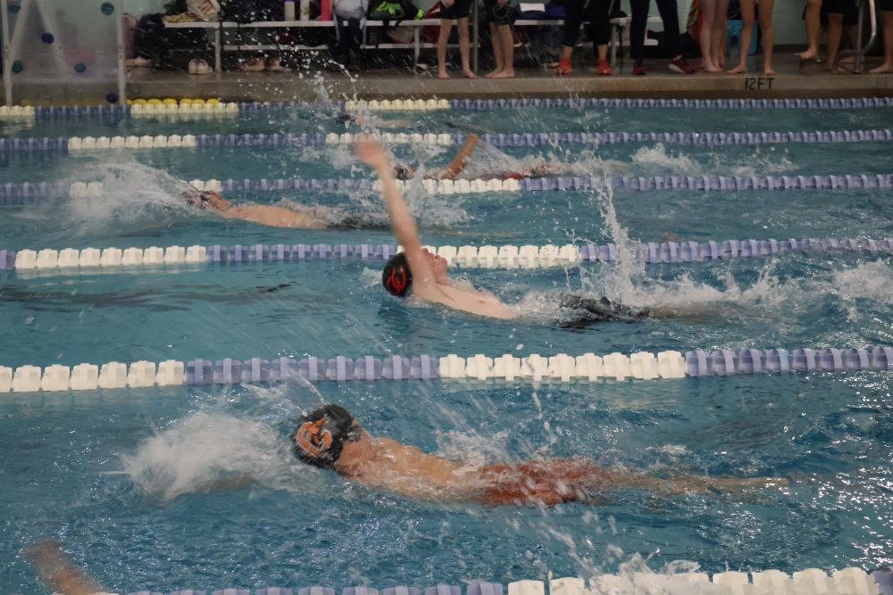 Bedford County Swim Team Final Home Meet of the Season 
