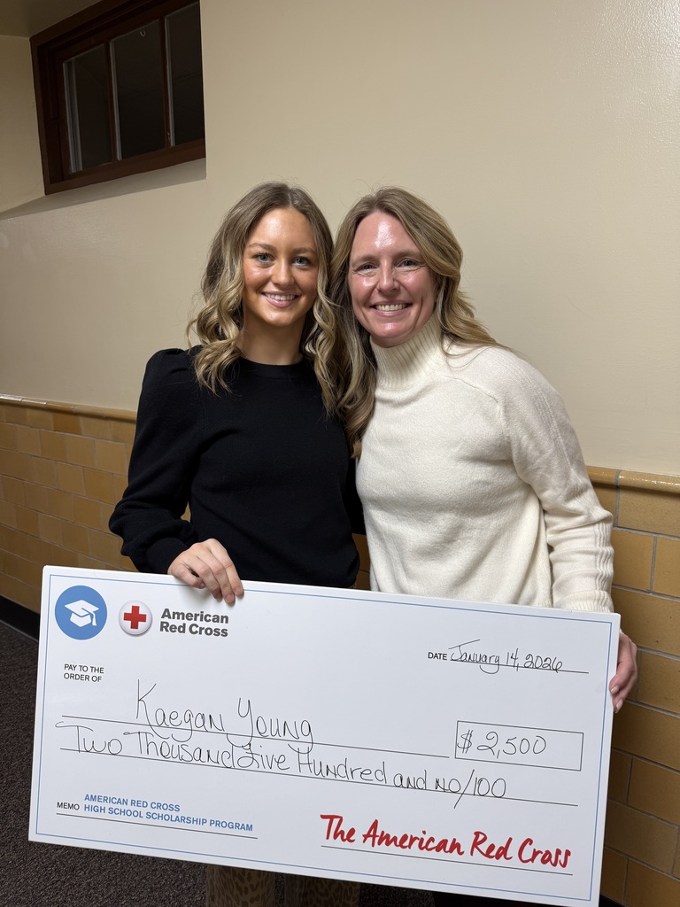 Kaegan Young Receives Scholarship from the American Red Cross