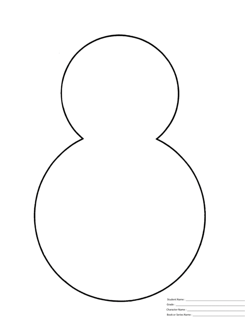 Snowman Coloring Page