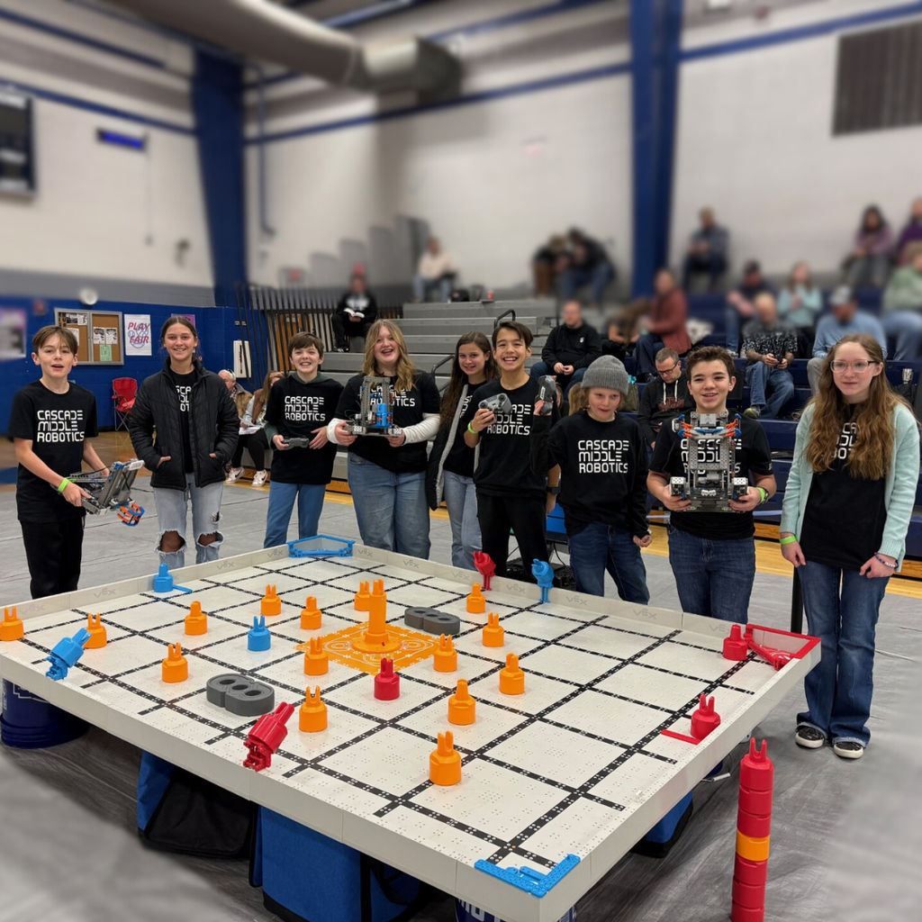 Cascade Middle School Competes in Robotics Competition