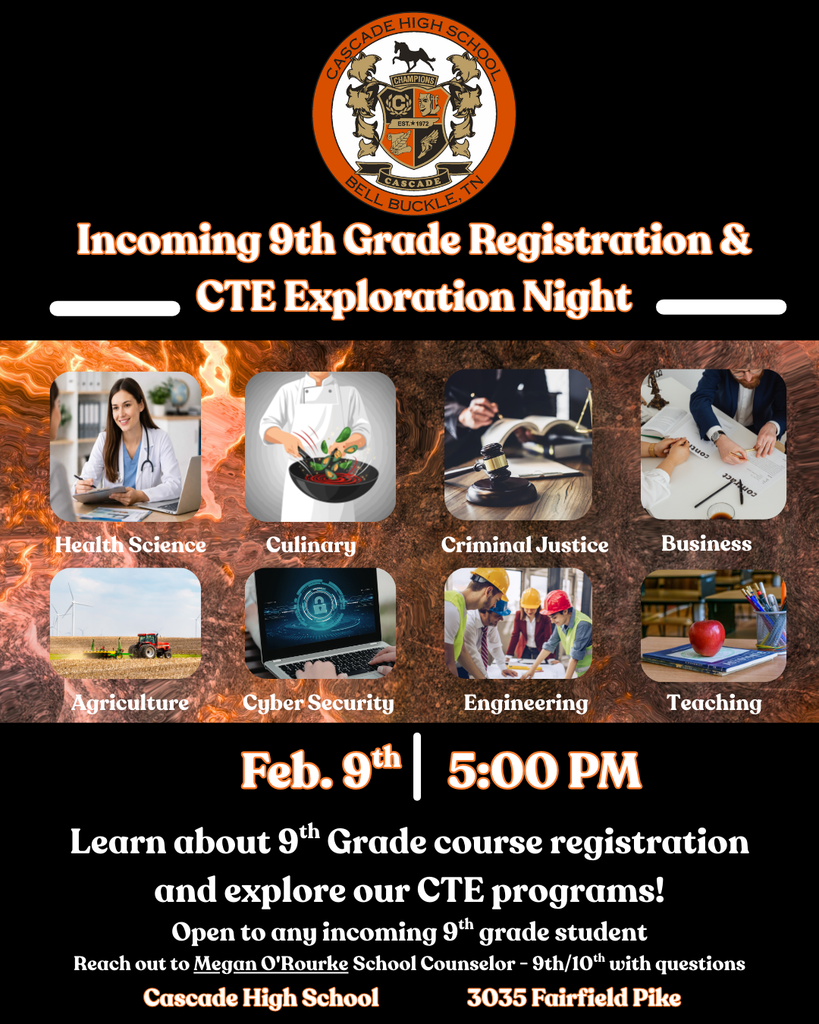 Incoming 9th grade registration & CTE pathways