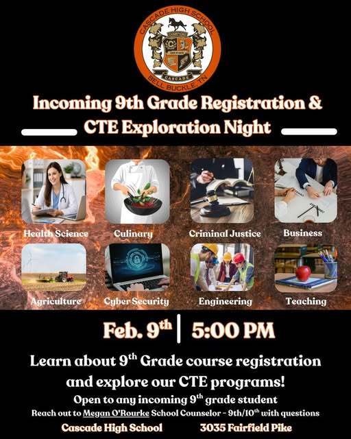 9th Grade Registration