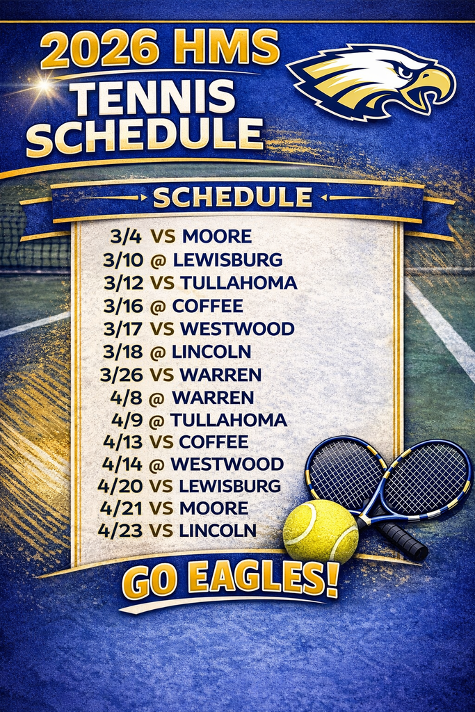 2025-2026 HMS Tennis Schedule