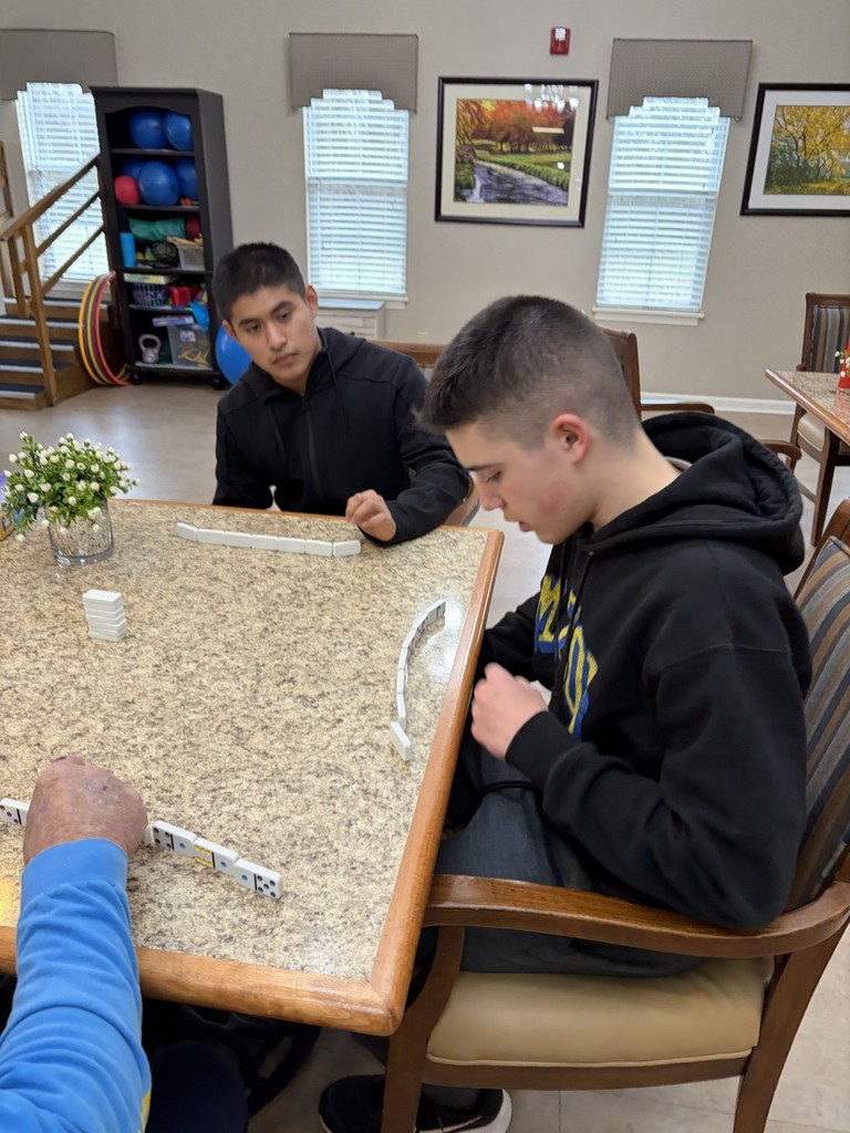 Interact Clubs from Cascade Elementary and Cascade High School Recently Teamed Up to Make and Bring Good Bags to the Celebration Way Assisted Living Center