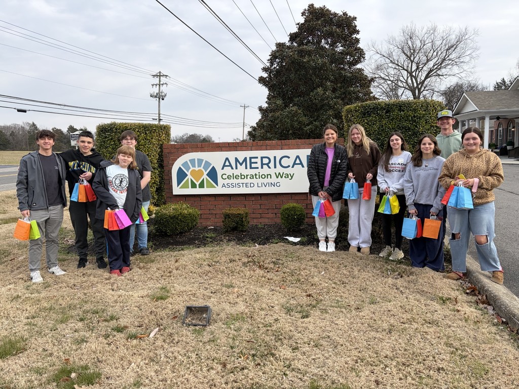 Interact Clubs from Cascade Elementary and Cascade High School Recently Teamed Up to Make and Bring Good Bags to the Celebration Way Assisted Living Center