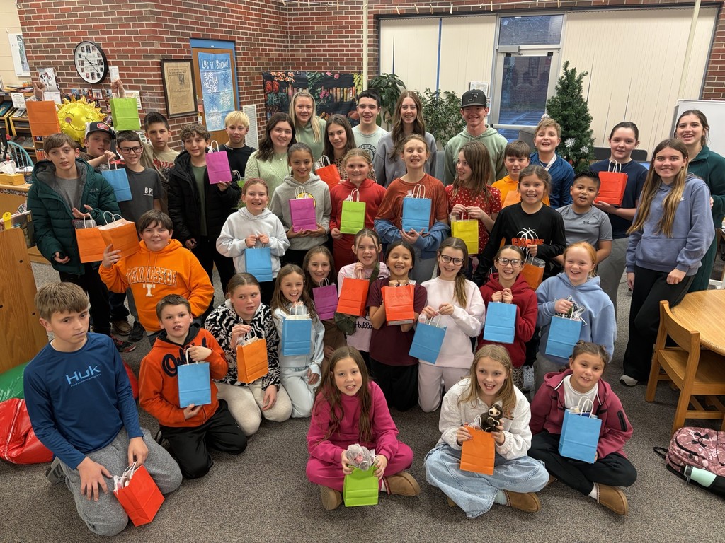 Interact Clubs from Cascade Elementary and Cascade High School Recently Teamed Up to Make and Bring Good Bags to the Celebration Way Assisted Living Center