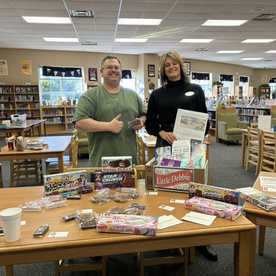 Debbie Gatewood and Mr. McConnell 