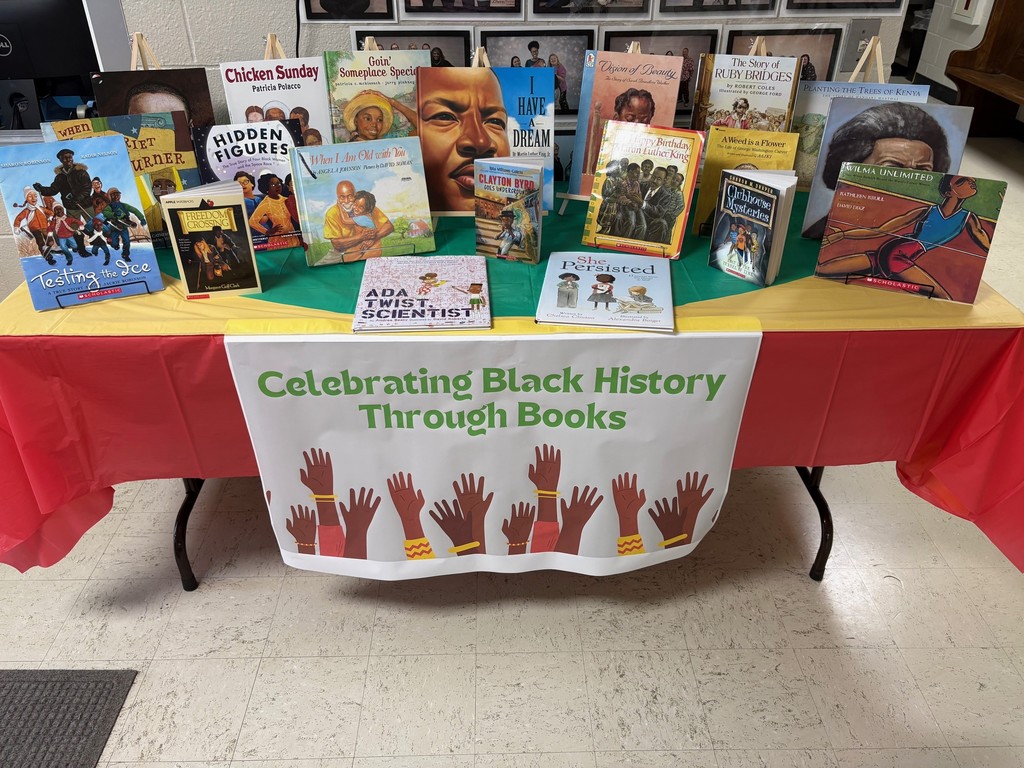 Black History Month Interactive Displays at Eakin Elementary School
