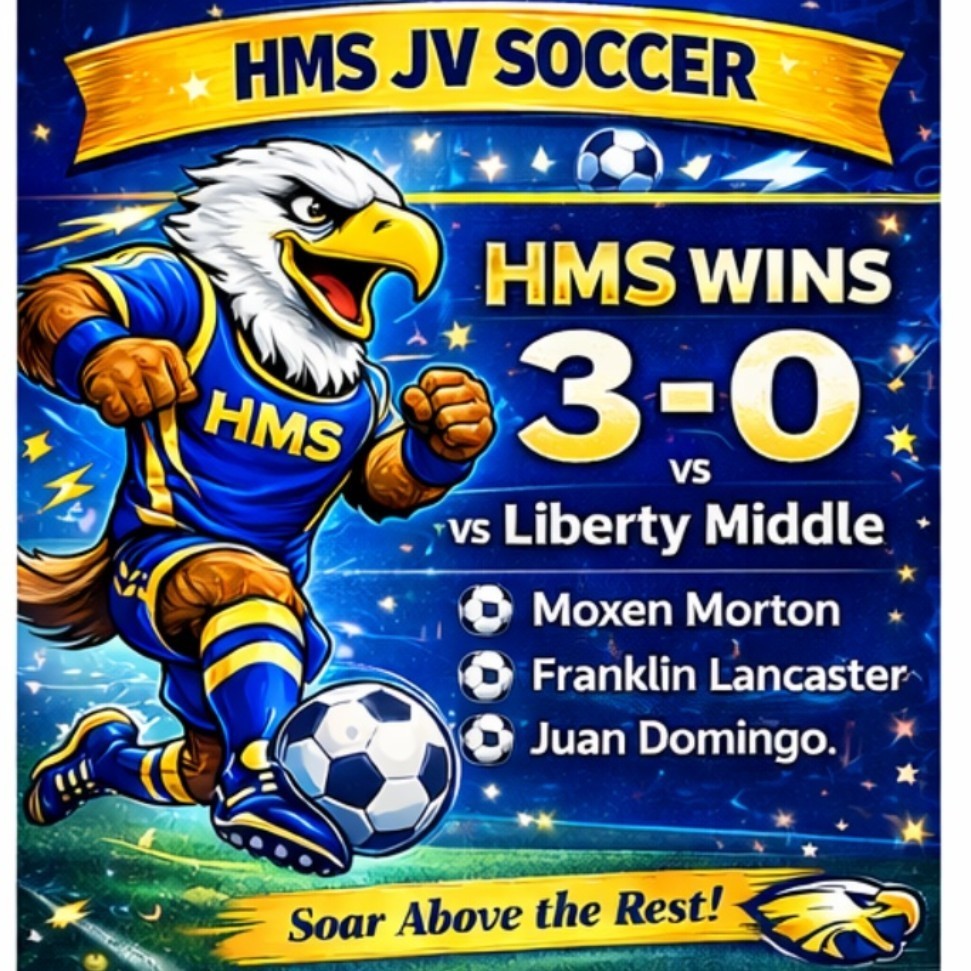 HMS JV Boys Soccer wins 3-0