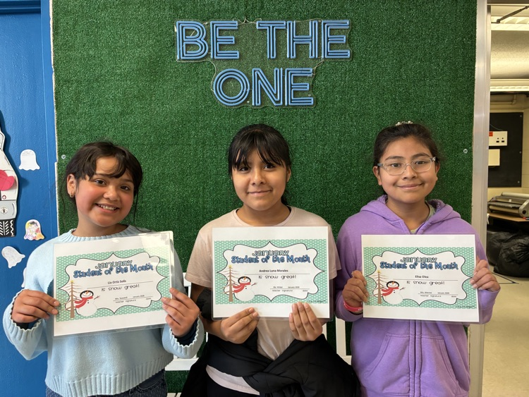 students of the month