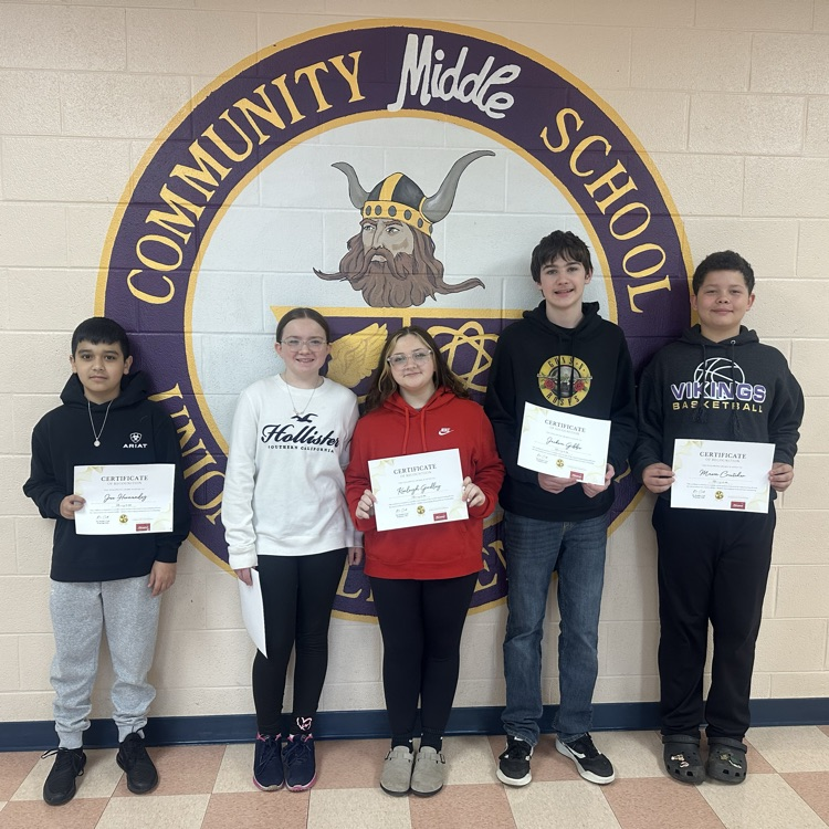 students with certificates