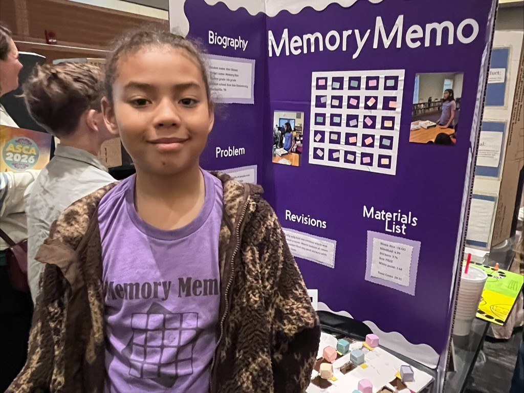 Invention Club students from East Side Elementary School recently showcased their innovative ideas while competing at the Invention Convention at MTSU.