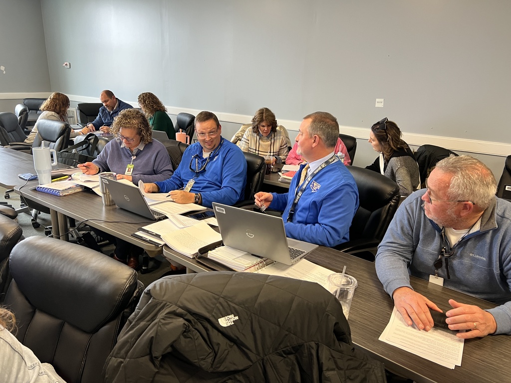 Threat assessment training at the Bedford County Schools Central Office. 