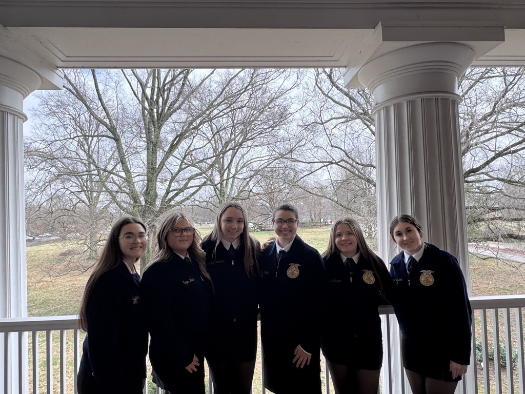 Community High School students pose for a picture at the Tennessee State Goodwill Tour.