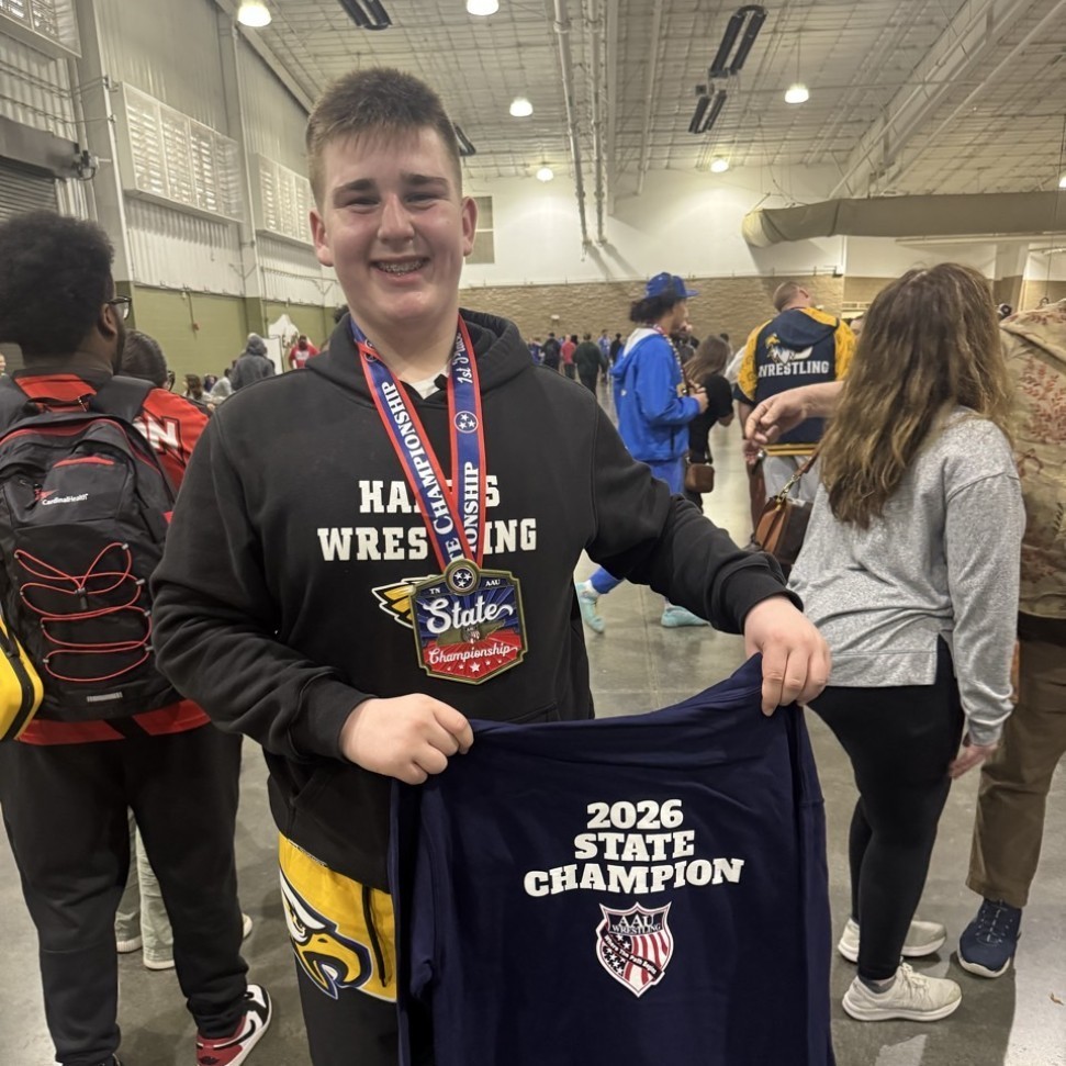 State Wrestling Champion Chase Kologinczak